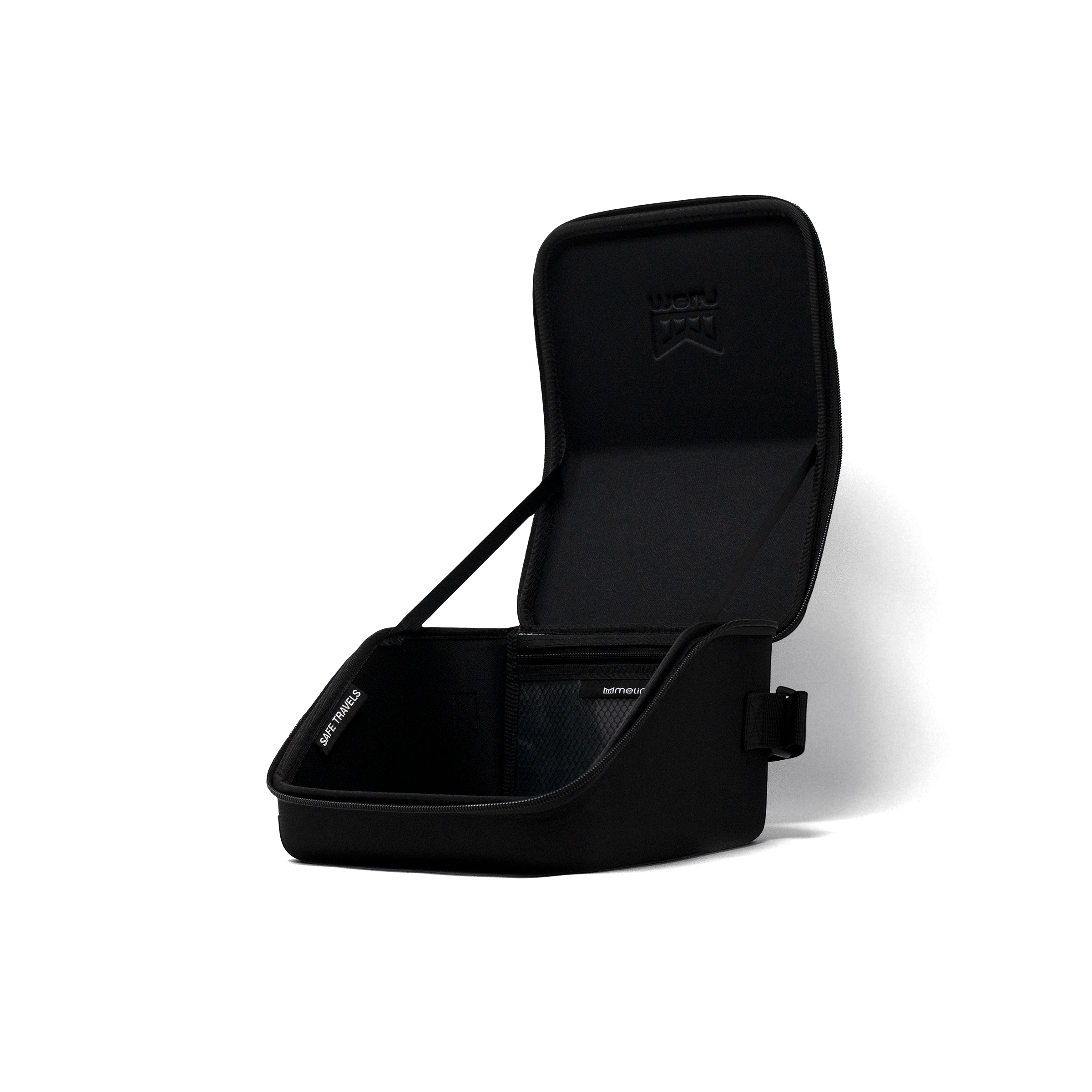 3 Hat Travel Case - Black (A5B8)