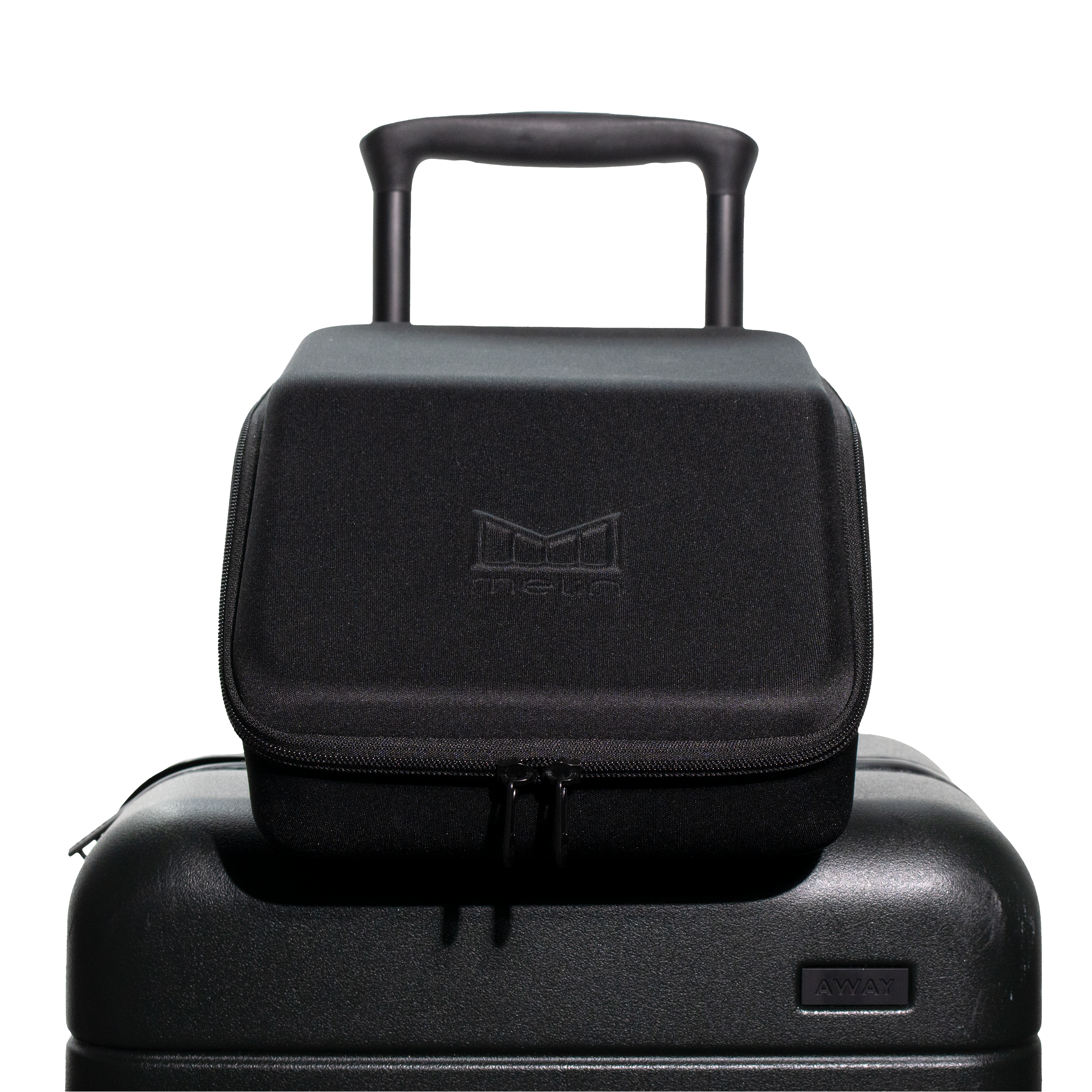 3 Hat Travel Case - Black (A5B8)