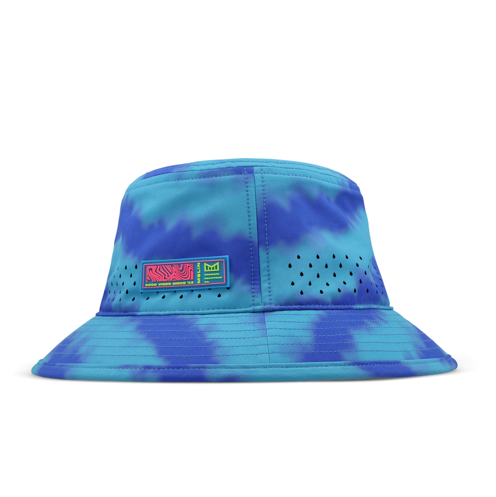 Caddy Neon Tie Dye Hydro - Electric Blue (2TX6)