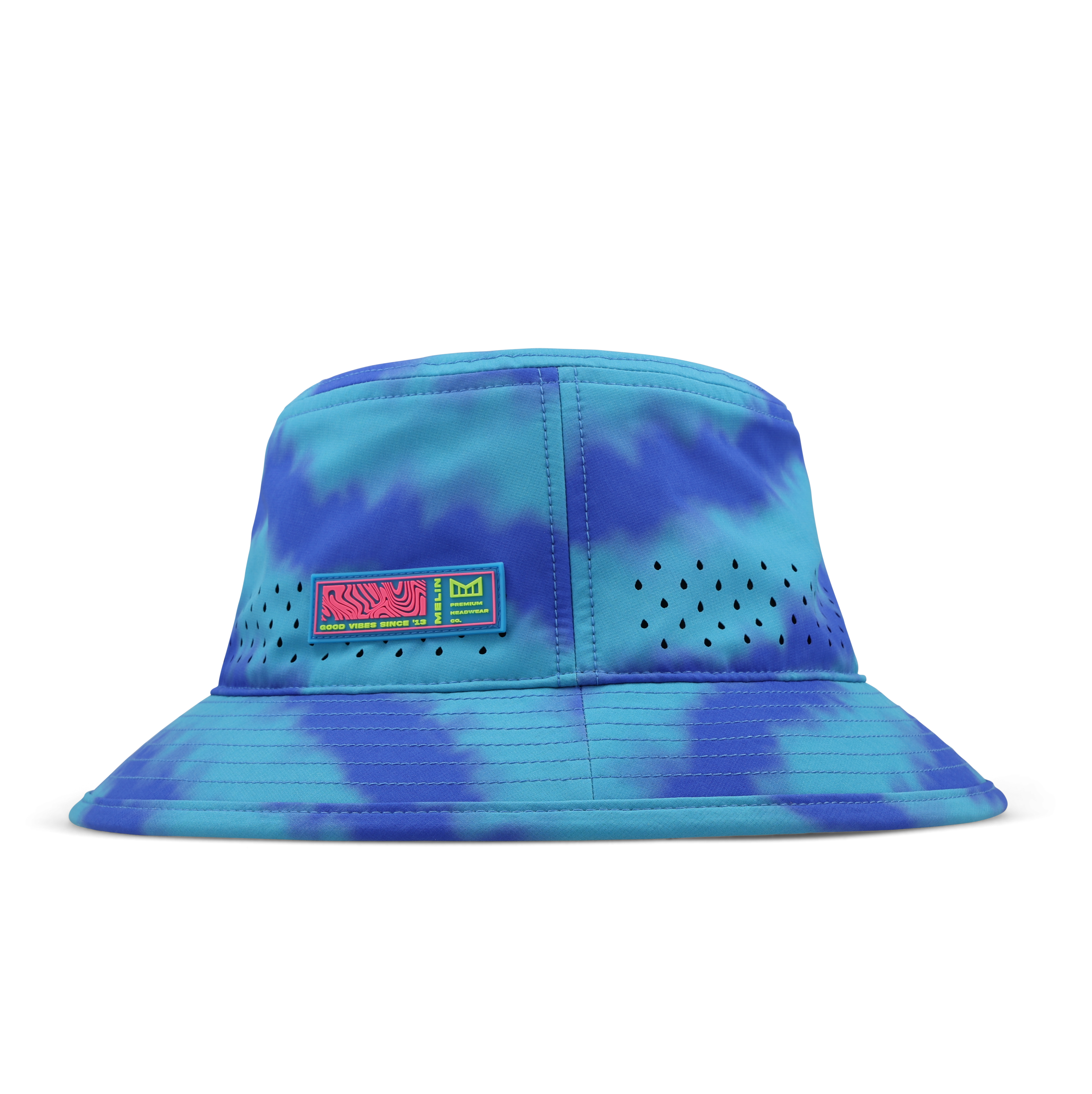 Caddy Neon Tie Dye Hydro - Electric Blue (2TX6)