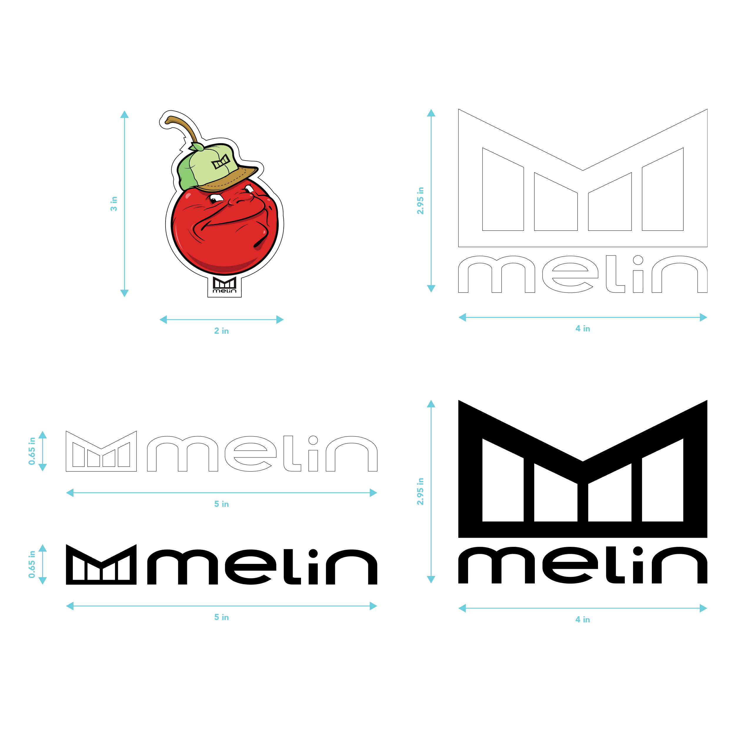 melin Sticker Pack - Multi (AQIL)